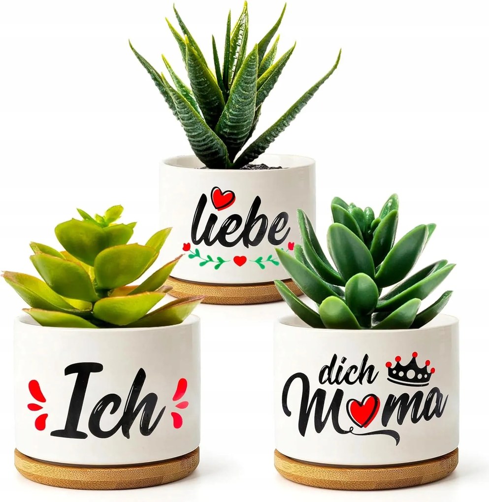 Kerámia kaspók Anyák napjára 3.szt