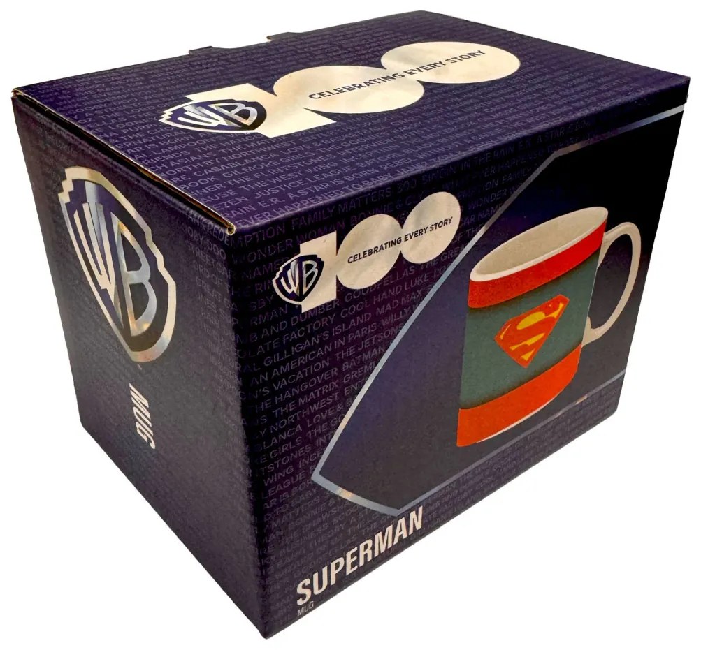 Superman Justice porcelán bögre 325 ml (11 oz) Díszdobozban