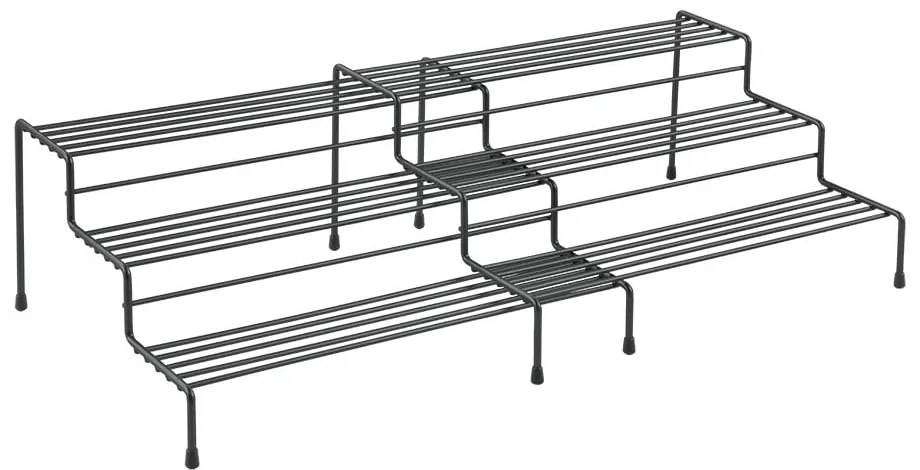 Lava fekete állítható konyhai polc - Metaltex