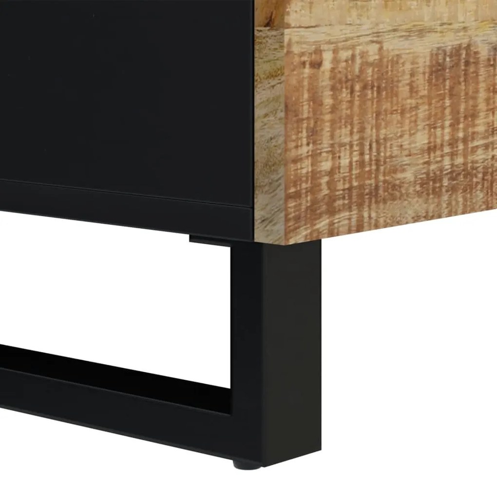 tömör mangófa tálalószekrény 2 ajtóval 80 x 33 x 75 cm