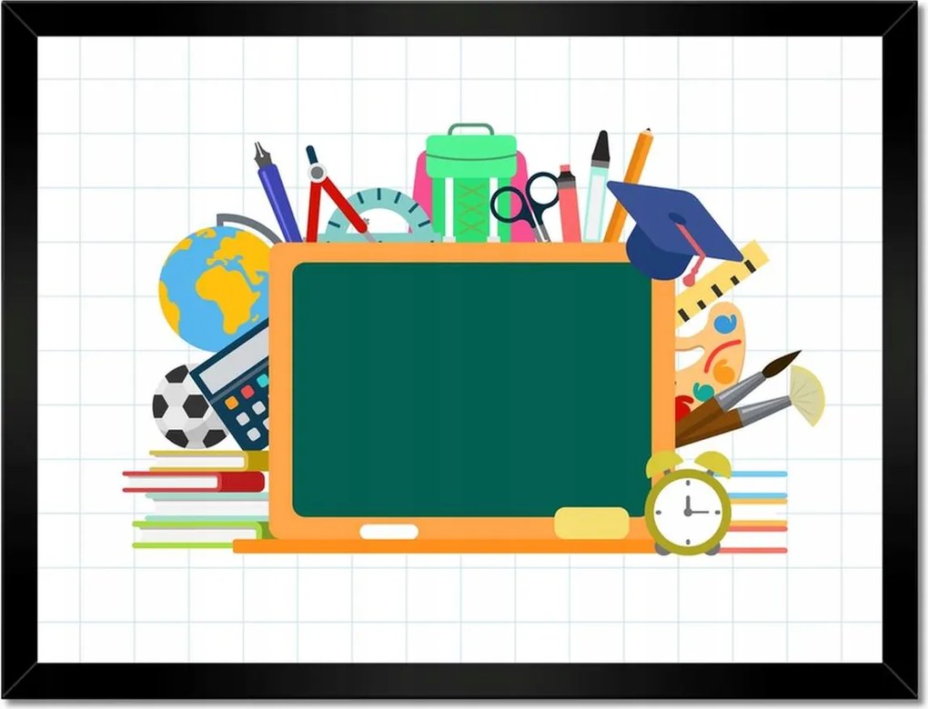 Poszterek keretben 40x30 Iskolai tábla Szerszámok