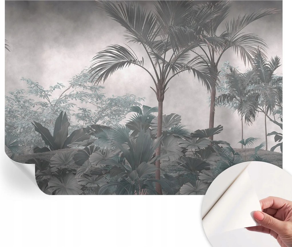 Öntapadós tapéta Fali furnér 3D hatás Egzotikus természet 208x146 cm