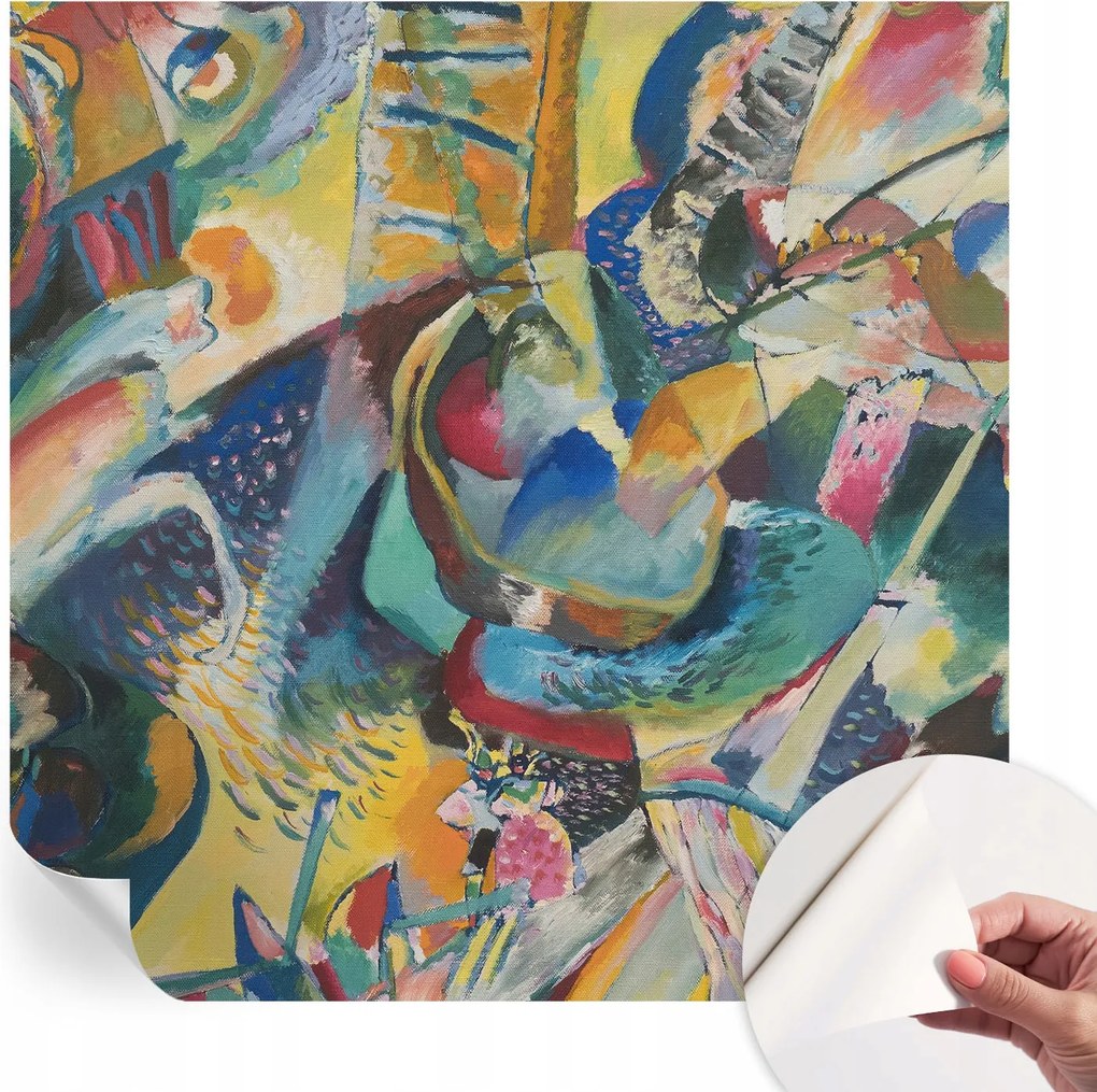 Dekoratív öntapadós fotótapéta irodába Színes absztrakt 250x250 cm