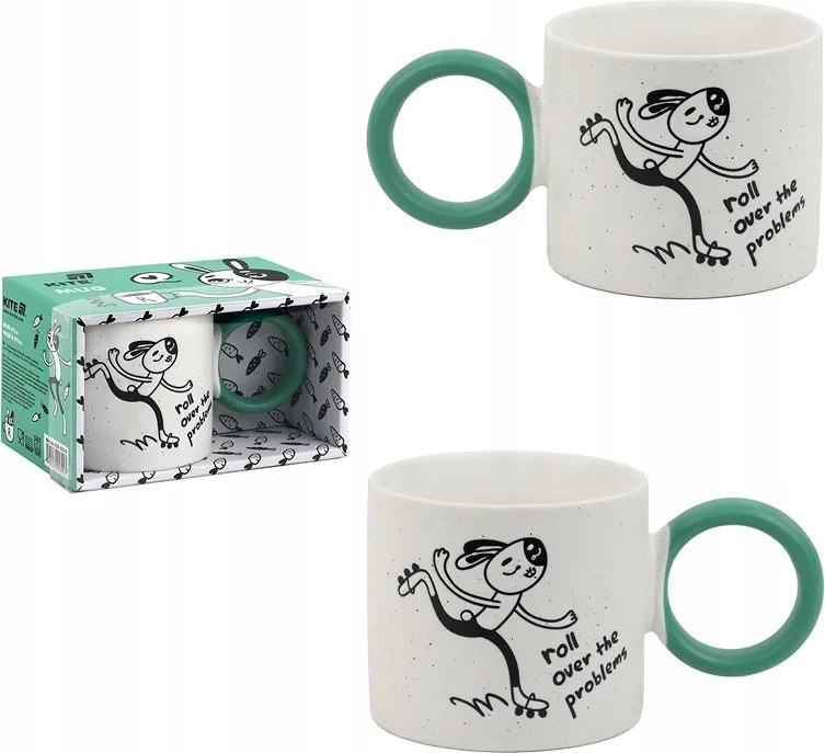 Kerámia bögre vicces felirattal fehér 370 ml Kite