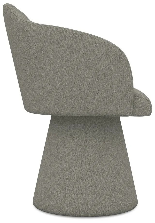 Szürke kárpitozott étkezőfotel Kanoa – Makamii