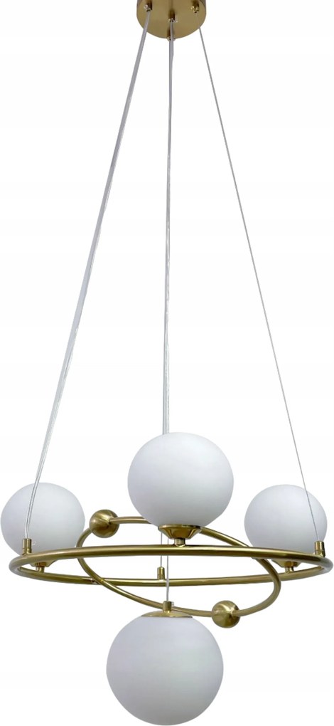 Függőlámpa Mennyezeti Csillár Gömbök arany Modern Led tej