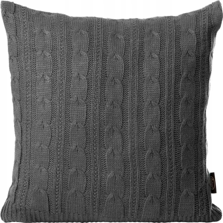 Párnahuzat AKRIL/2 45x45 acél zsinóros pulóver dekoratív