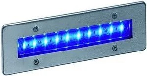 NOVOLUX 305C-L1002F-30 SYNA Kültéri Falba Építhető Lámpa Fehér, Ezüst LED IP68