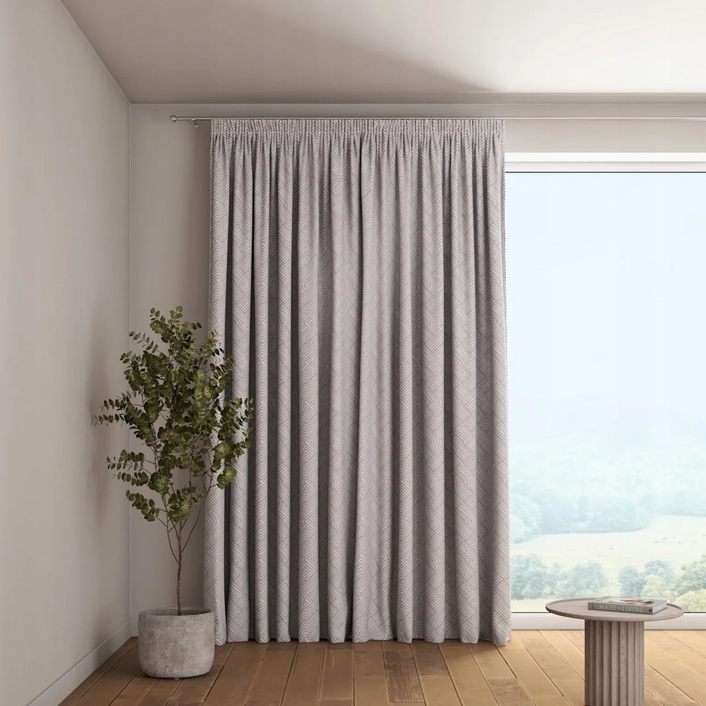 Dekoria Függöny ráncoló szalaggal 1 db 130x260cm fekete