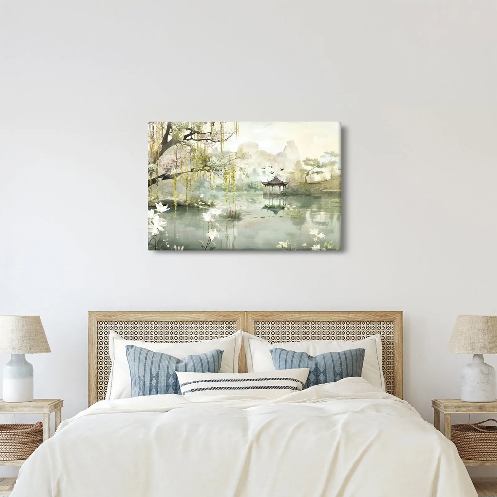 Kép - Kínai tó (90x60 cm)