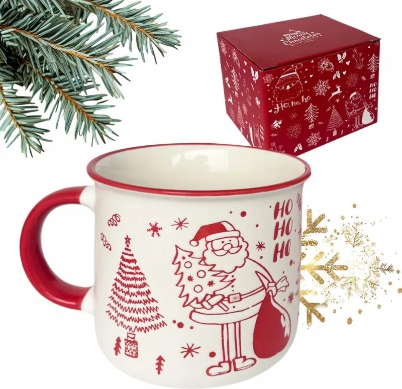 Ecarla karácsonyi kerámia bögre KB14 350 ml