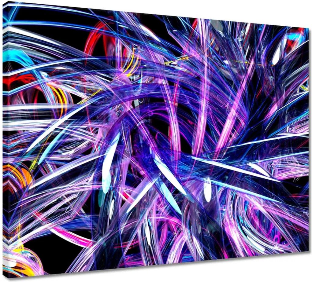 Vászonkép 50x40 Lila fülbevaló Tüskék