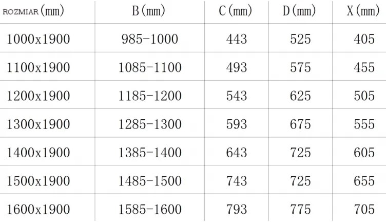 Mexen OMEGA tolózuhanyajtó nyílásig 100 cm, arany átlátszó, 825-100-000-50-00