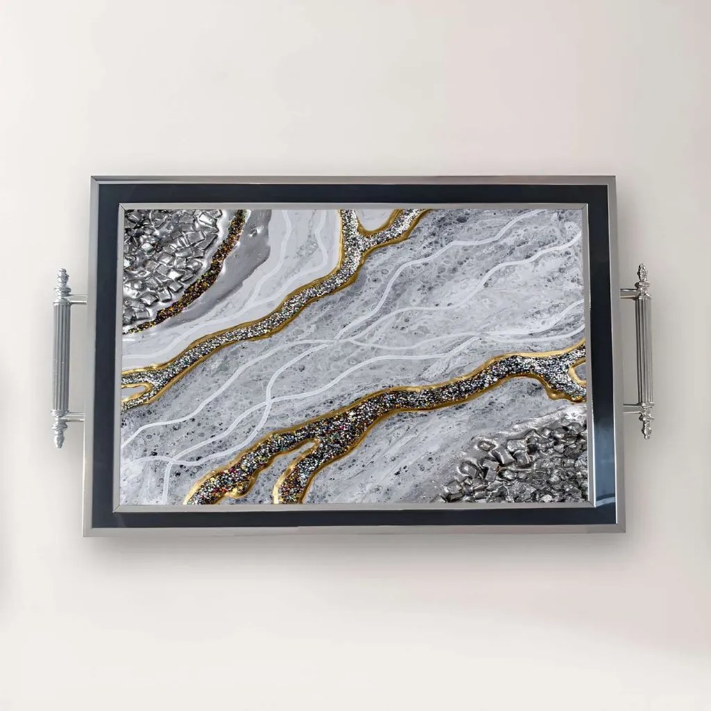 Üveg tálca, 38×24 cm – TPG10049