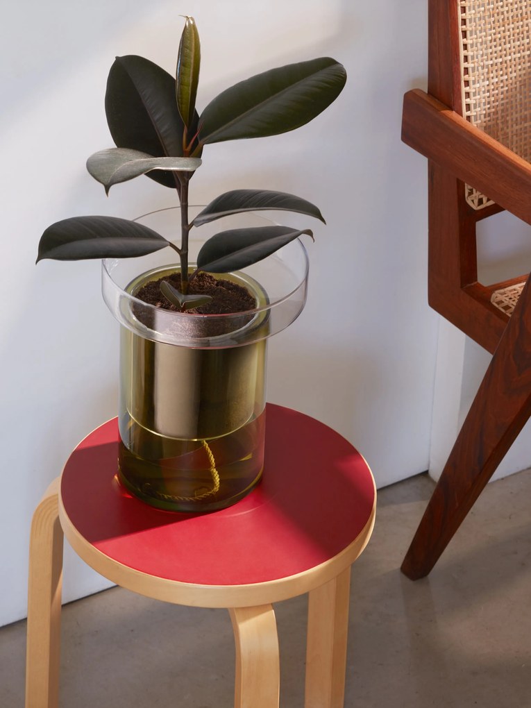 LSA International Erkélyes önöntöző vetőgép, magasság 27cm, Ø22cm, tiszta/olíva zöld - LSA nemzetközi