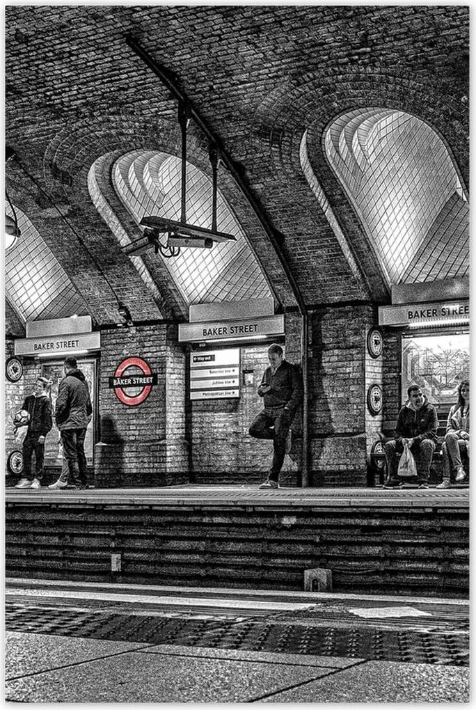 Poszterek 60x90 Baker street London Metro