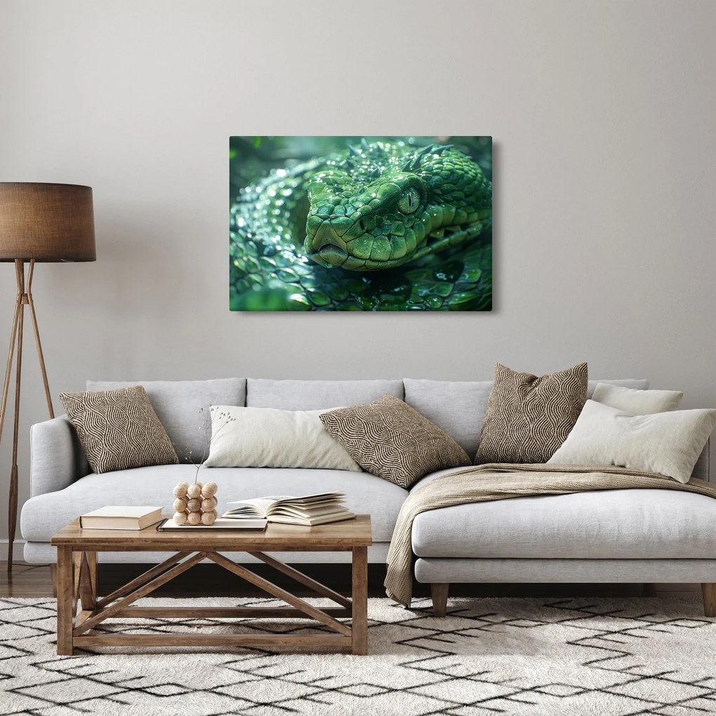 Kép - Egy kígyó portréja (90x60 cm)