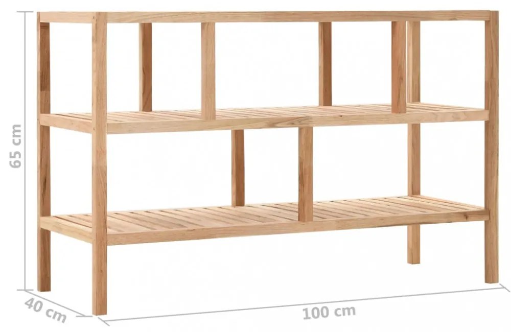 tömör diófa fürdőszobapolc 100 x 40 x 65 cm