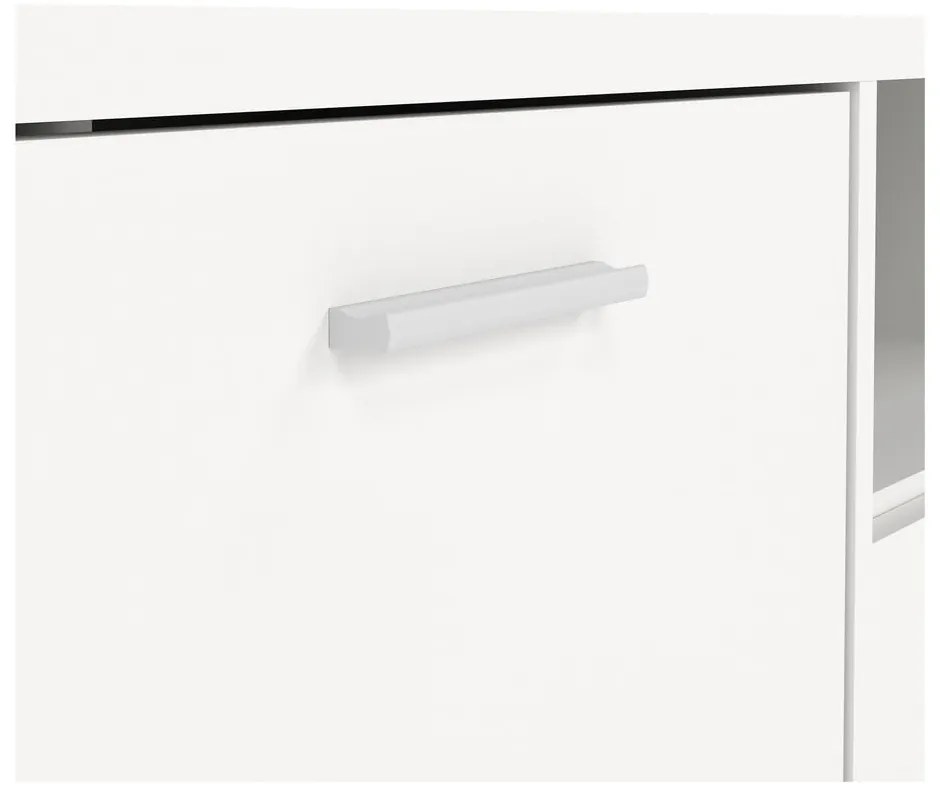 Fehér TV-állvány 147x38 cm Media – Tvilum