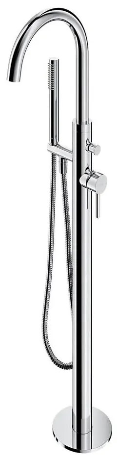 OMNIRES Y1233CR - Szabadon álló fürdőkád szett Y króm fényes