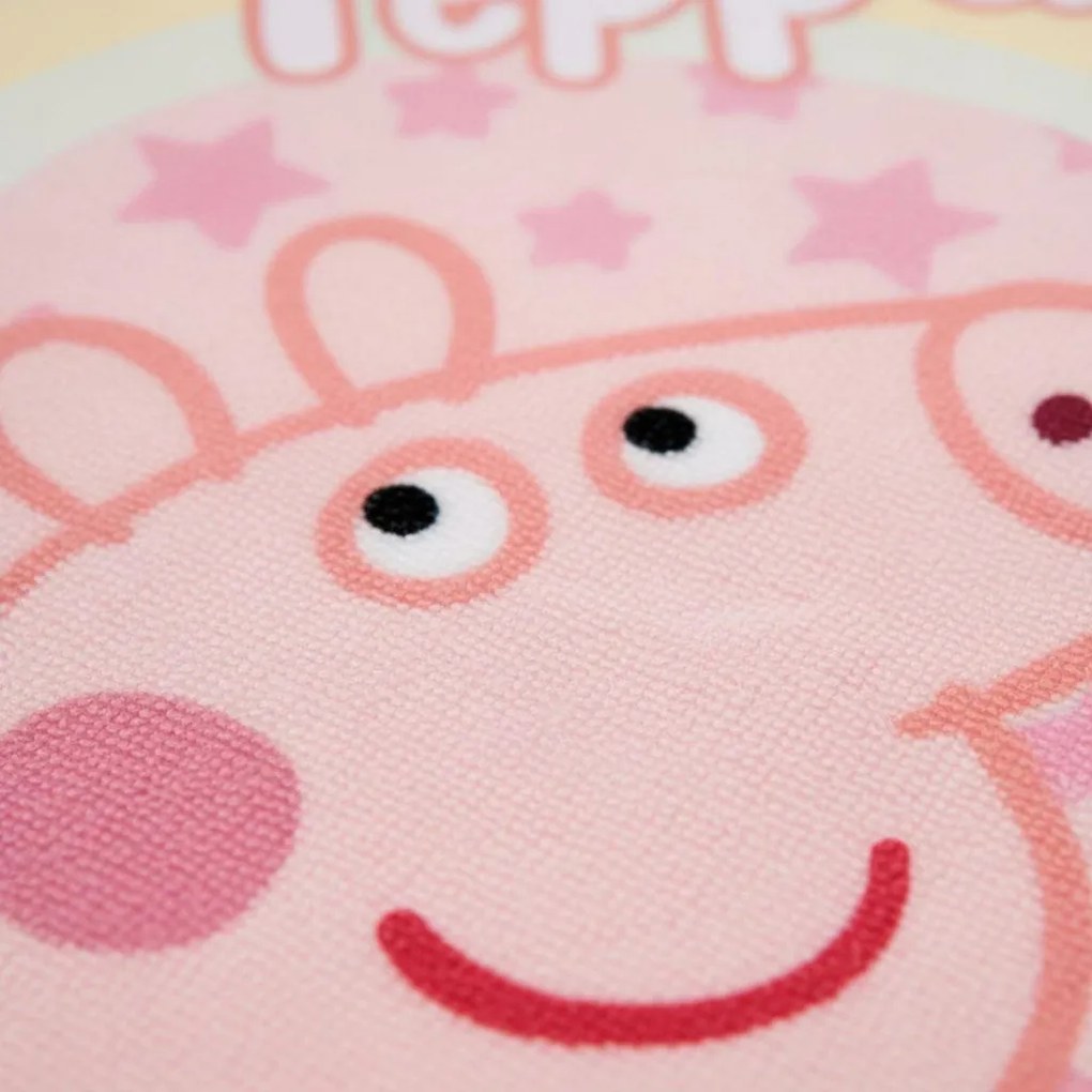 Peppa malac Stars fürdőlepedő, strand törölköző 70x140cm (Fast Dry)