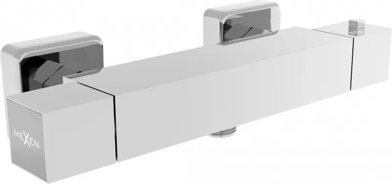 Mexen CUBE TERMOSZTATIKUS ZUHANYAKKUMULÁTOR, KRÓM, 77200-00