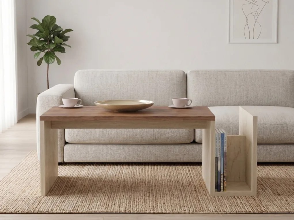 Memo - Travertine, Venezia Walnut