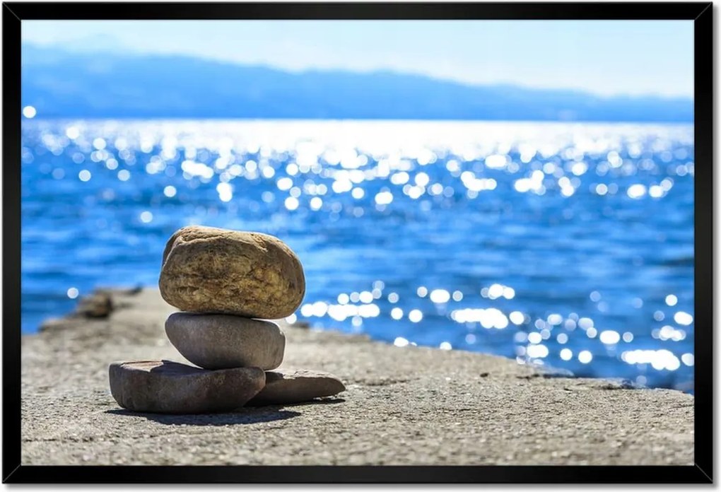 Poszterek keretben 60x40 Feng Shui kövek