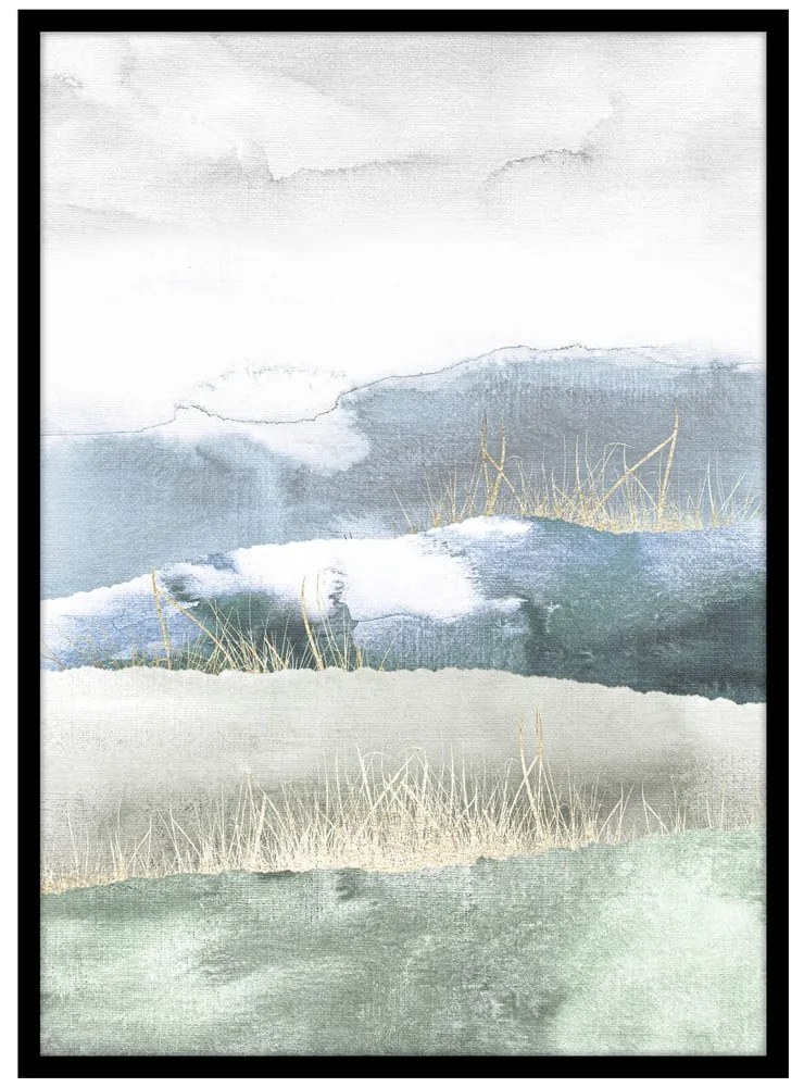 Kép 50x70 cm Green Land – Malerifabrikken