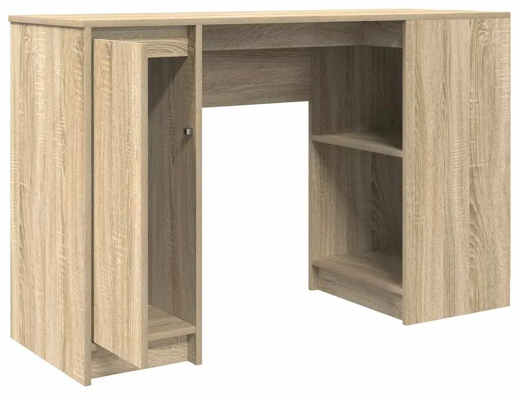sonomatölgy színű forgácslap íróasztal 120x42x76 cm