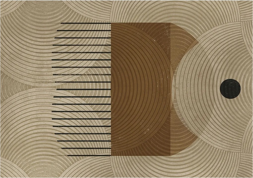 Fotótapéta Flizelin Dekoratív Hálószoba Harmónia geometria 208x146