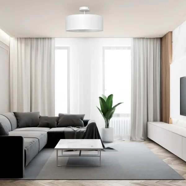 Csillár rúdon ALBA 3xE27/15W/230V fehér