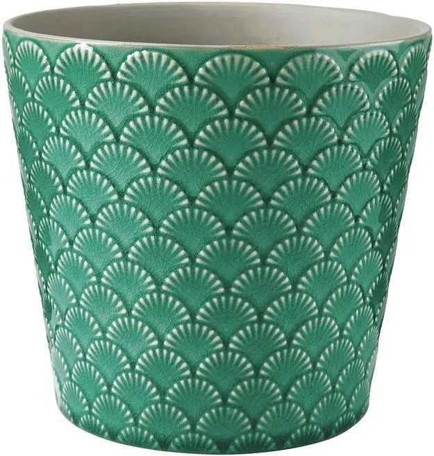 ARIELLE kaspó, türkiz Ø 14 cm