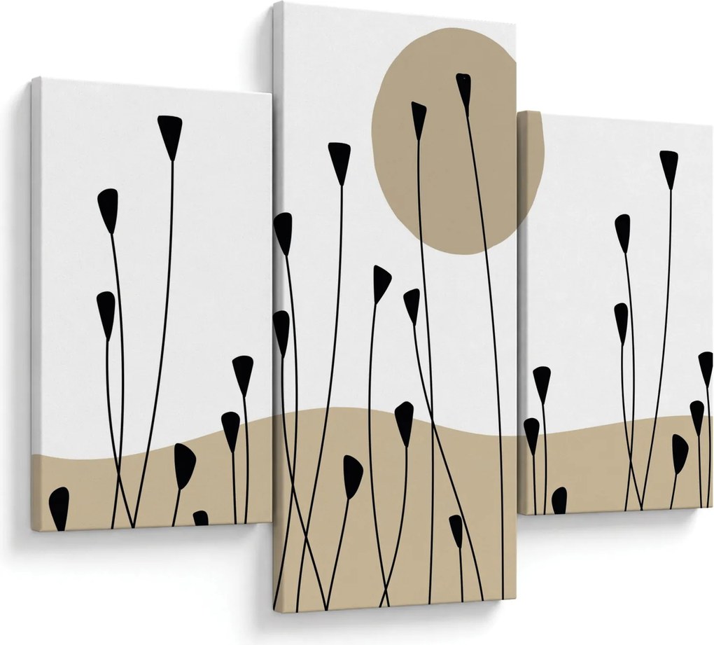 Kép - Grafikus rét N⁰2 (90x60 cm)