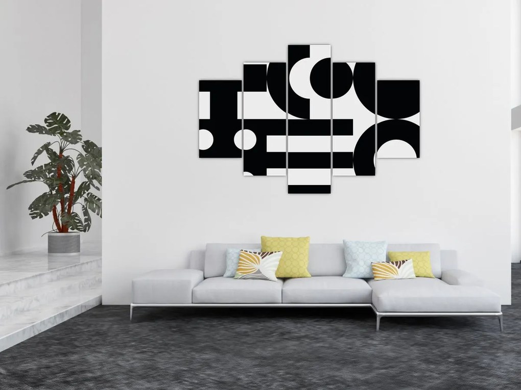 Kép - Geometriai absztrakció N⁰3 (150x105 cm)