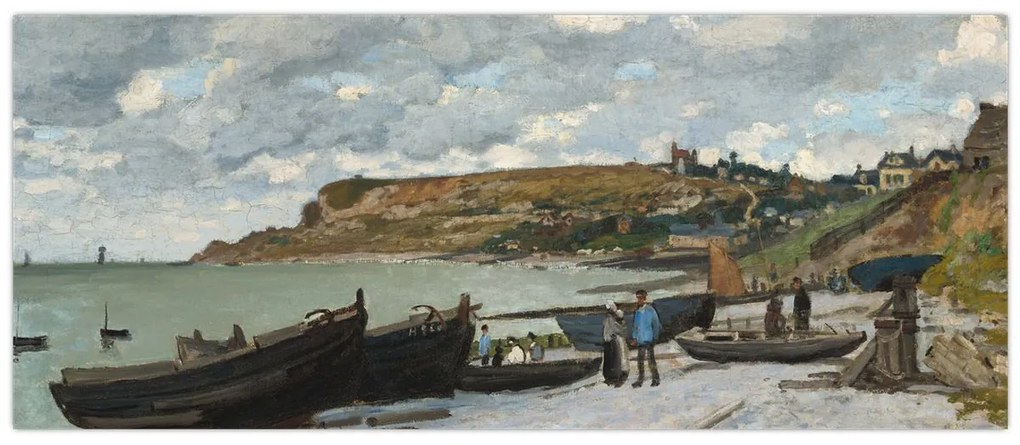 Kép - Claude Monet, Sainte Adresse, reprodukciók (120x50 cm)