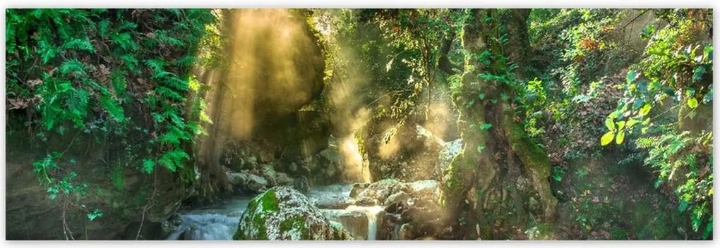 Poszterek 200x66 Vízesés Tájkép