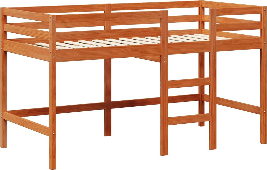 vidaXL Nappali Ágy Szett 2 pcs Faggyú barna Tömör fenyőfa