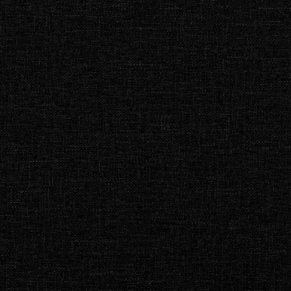 vidaXL fekete szövetpad 100 x 75 x 76 cm