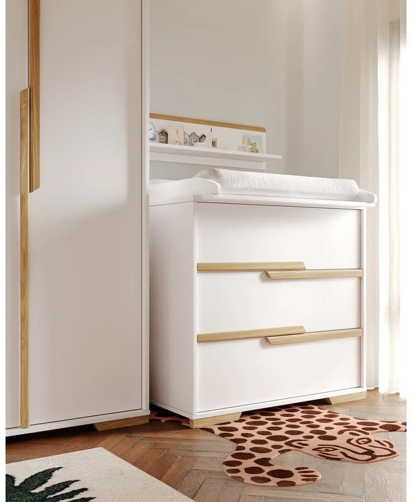 Snap fehér fiókos gyerek komód - Pinio