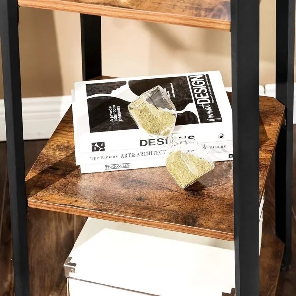 Álló fogas LINEA fekete/barna