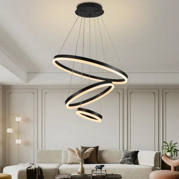 LED állítható fényerejű csillár kábellel LED/85W/230V 3000-6500K + DO