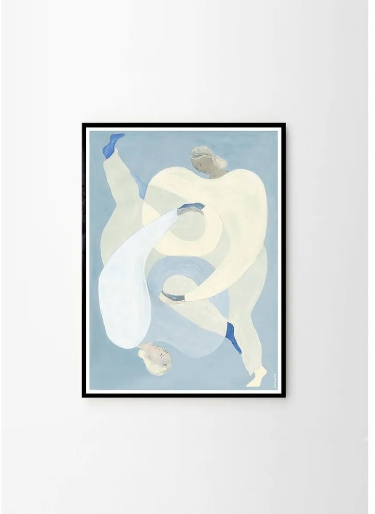 Poszter 50x70 cm Hold You - Blue – Sofia Lind – The Poster Club