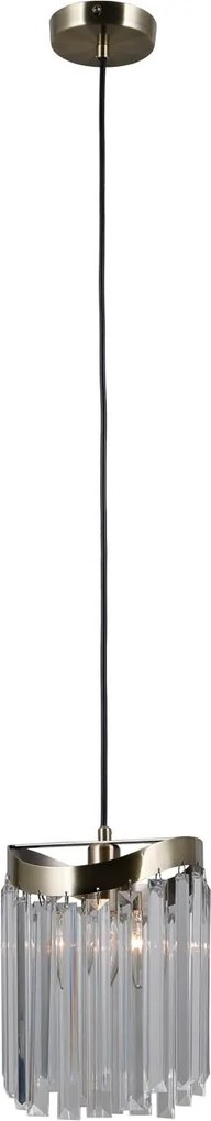 Italux glamour kristály függeszték sabriga antik bronz itxpnd-44544-1