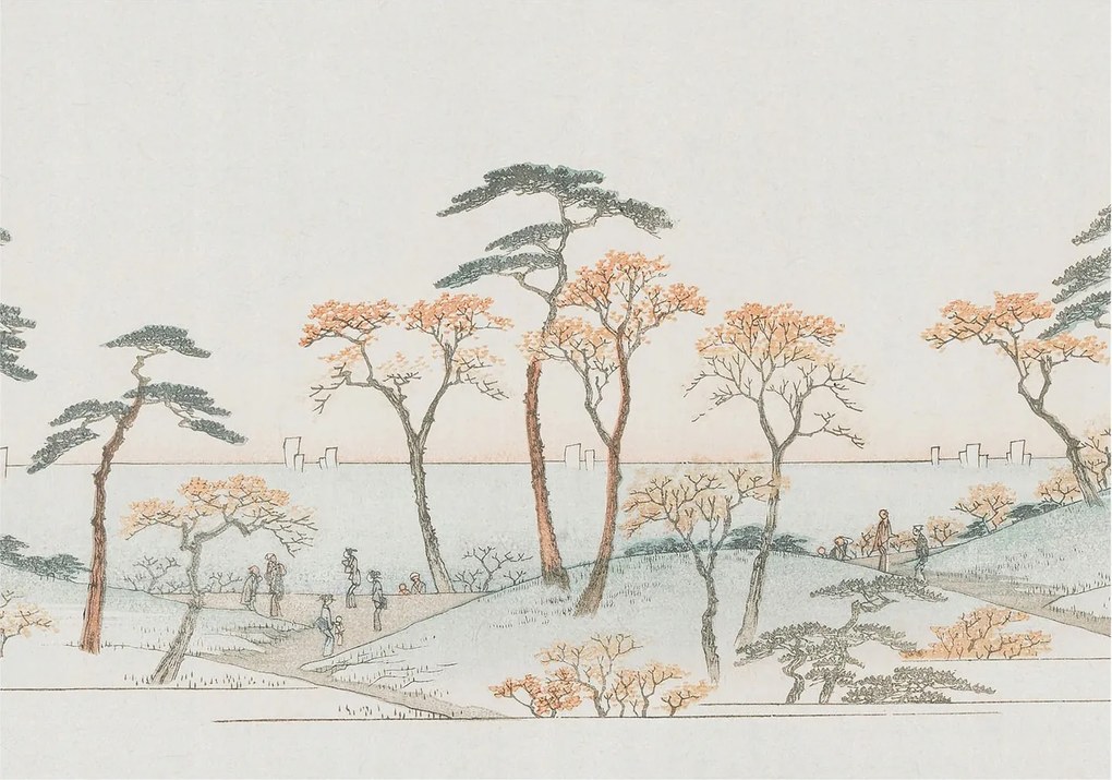 Fotótapéta Flizelin Fali Szett Csendes táj 312x219 ragasztóval