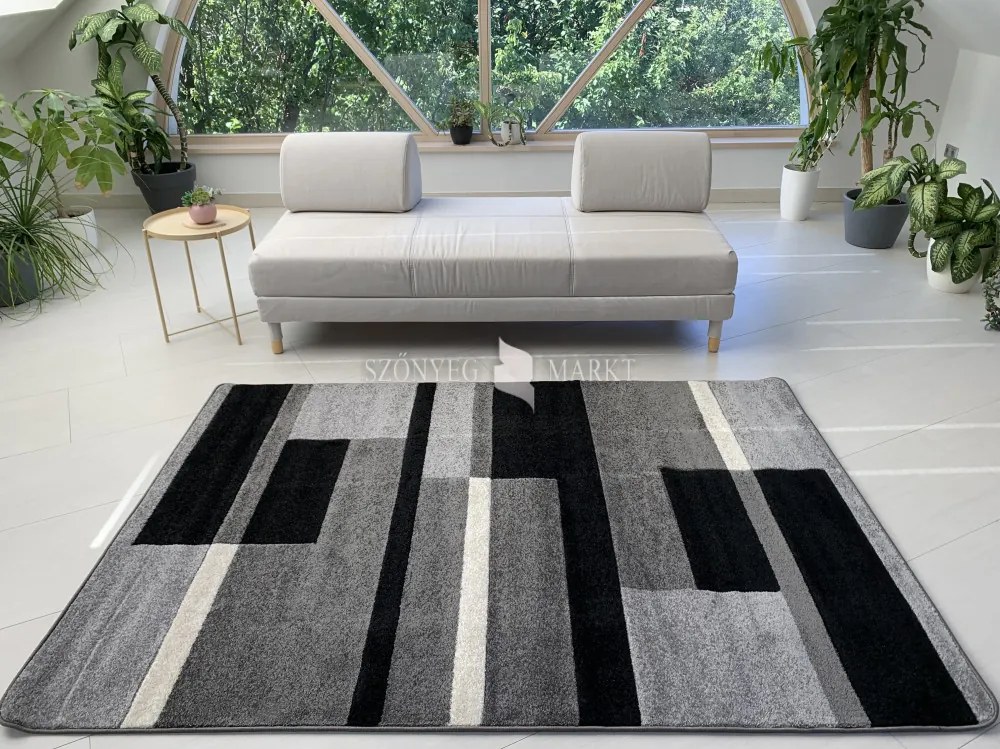 Comfort 4738 szürke modern szőnyeg 80 cm-es szett