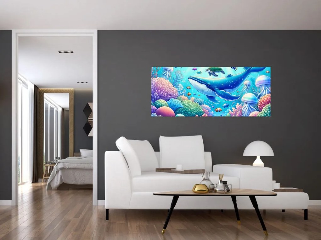 Kép – Víz alatti világ (120x50 cm)