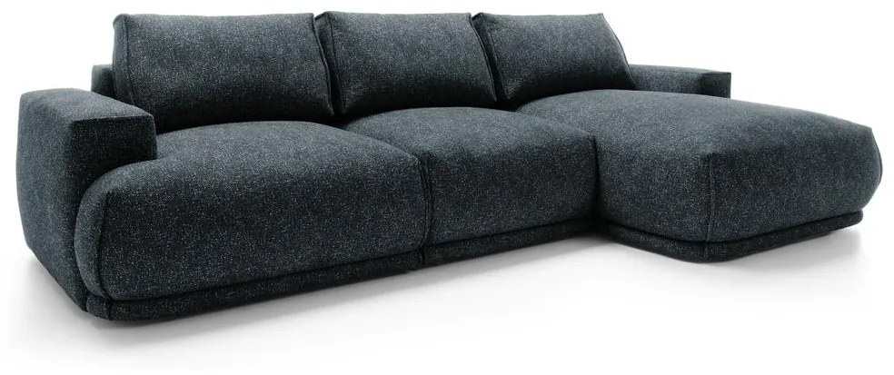 Sarokkanapé Dita (J) (sötétkék + fekete). 1100316