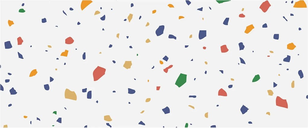 Design fotótapéta Flizelin falra Szivárvány darabok 250x104 Ragasztó