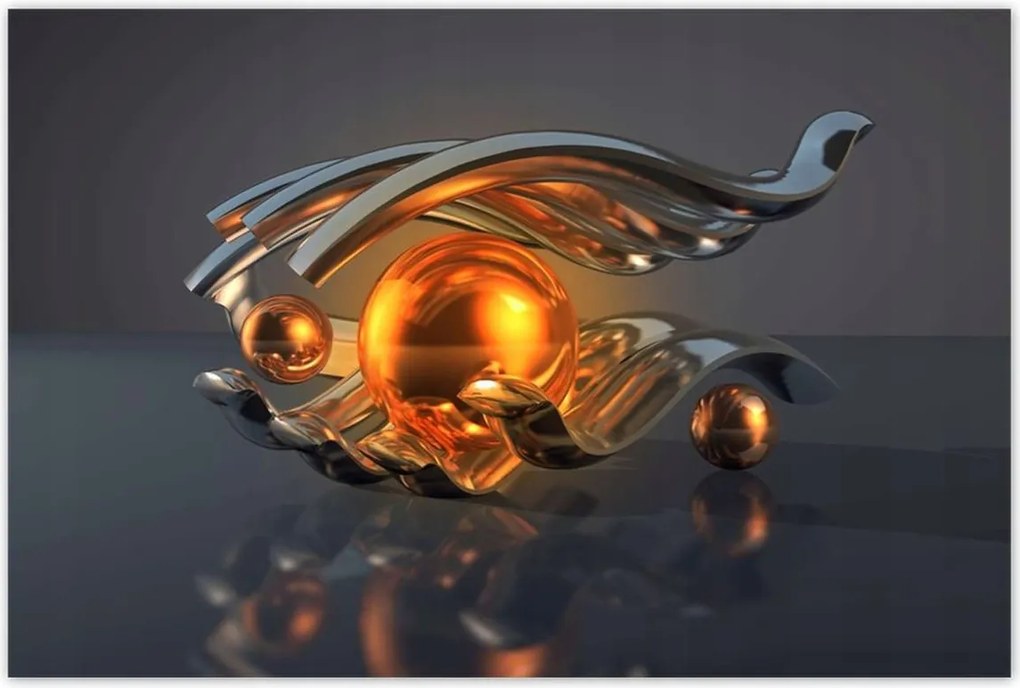 Poszterek 90x60 Absztrakt Golyók a kézben